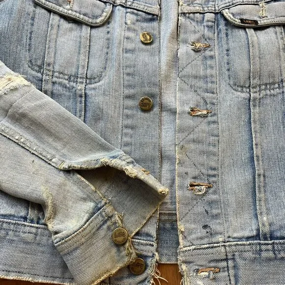 Vintage LEE Denim Rider Jacket 1960s Small